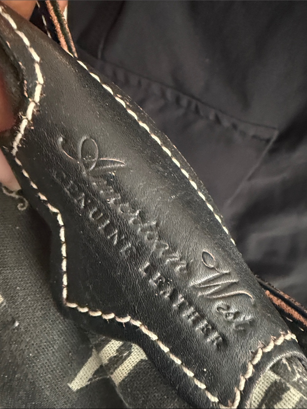 American West Black & Gray Western Bag - Picture 5 of 14
